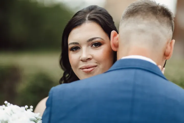 Laura looking over Owen&rsquo;s shoulder