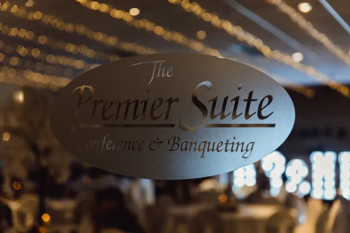 The Premier Suite sign in Cannock
